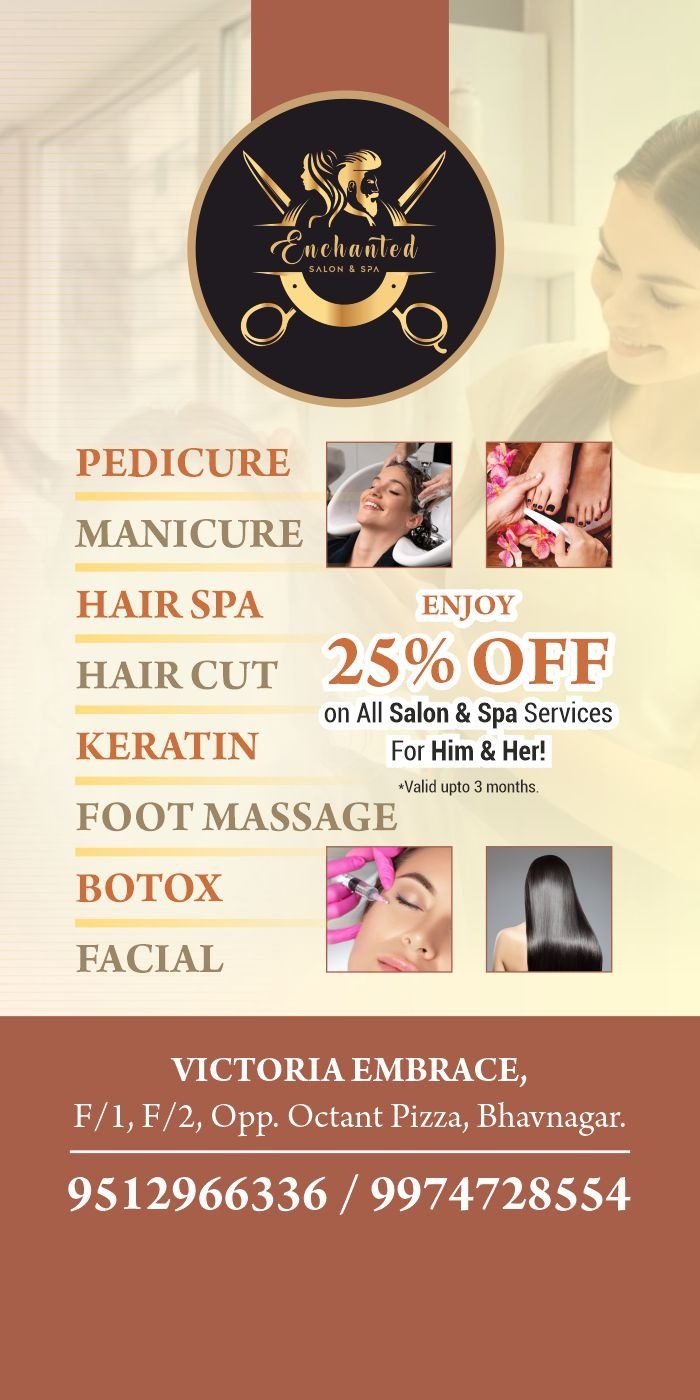 Enchanted Salon & Spa, Victoria Embrace, opposite Octant Pizza, Bhavnagar